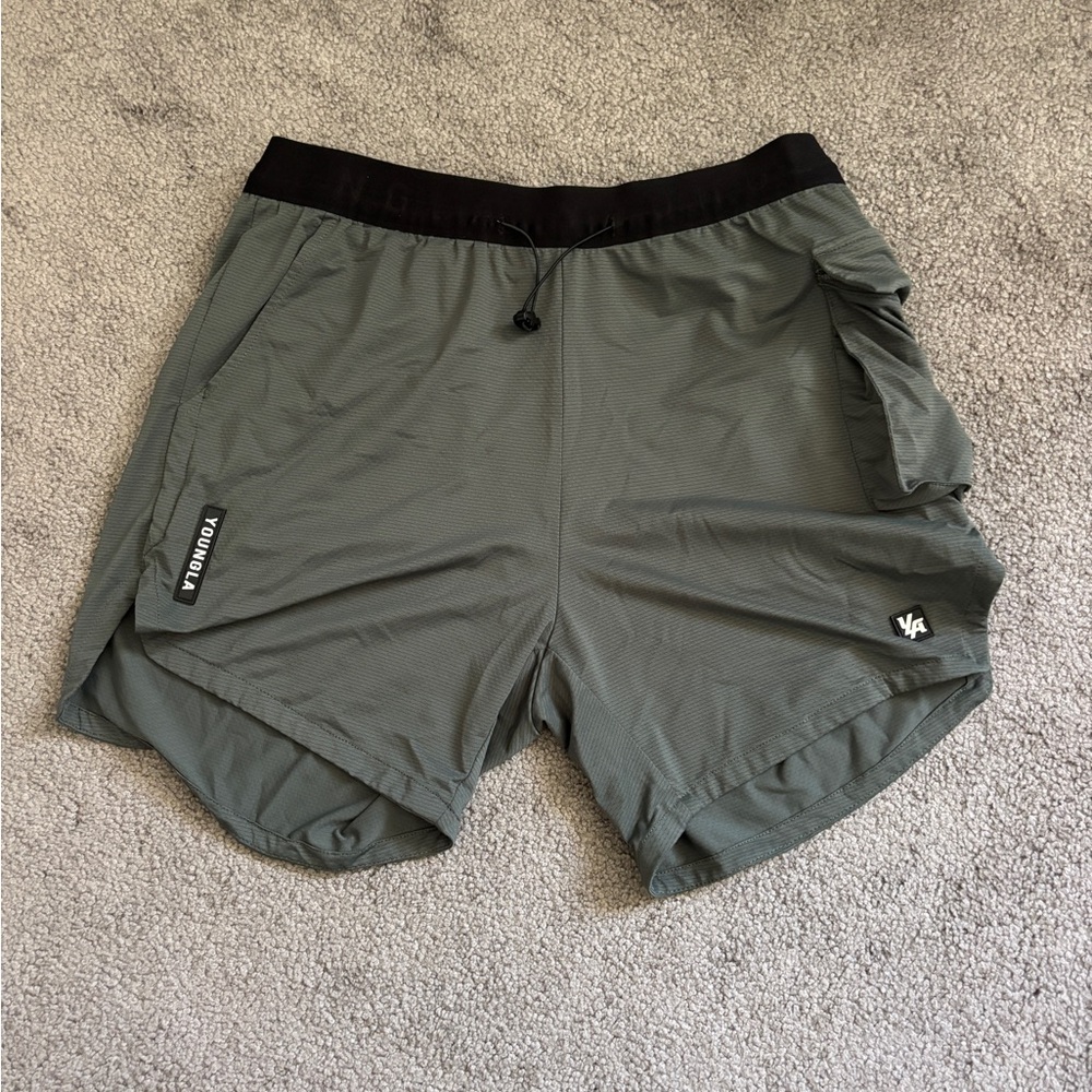 YoungLA Cargo Training Shorts